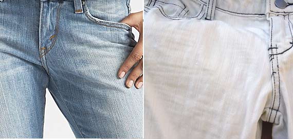 How to Acid Wash Jeans - Adelle